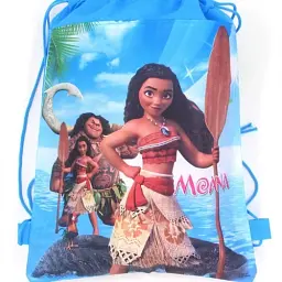 Сумка-рюкзак для взуття Moana (Моана) на шнурках із яскравим принтом
