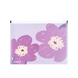 Папка на блискавці Axent zip-lock А5 Lavender-4 (1498-39-A) - мініатюра 2