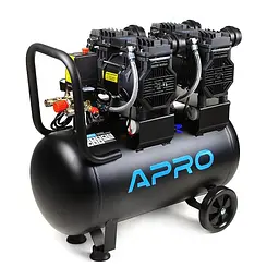 Компресор 4-циліндровий безмасляний Apro OFE-50 2х1,5кВт 475 л/хв 50 л 30412