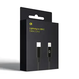 Кабель ArmorStandart AMQGJ2BL Lightning to USB-C Cable 1.2m black (ARM64374) - мініатюра 5