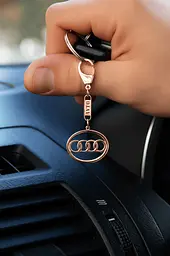 Брелок з червоного золота Audi (Ауді) (з9004.1) - мініатюра 5
