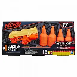 Набір для стрільби по мішенях Hasbro з бластером Nerf Alpha Strike Cobra Rc-6 (E7857) - мініатюра 2