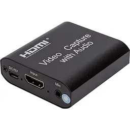 Карта відеозахоплення PowerPlant HDMI Audio 4k/30hz зовнішня (HDVC4)