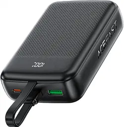Зовнішній аккумулятор ACEFAST M14 PD20W power bank with cable 20000mAh Чорний - мініатюра 3