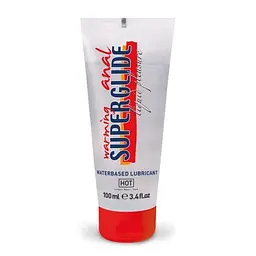 Согревающий анальный лубрикант Hot Anal Superglide warming waterbased, 100 мл