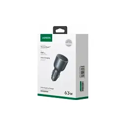 Зарядний пристрій Ugreen 2xUSB 63W (USB-C+USB-A) QC3.0 (EC701) (35023) - мініатюра 3
