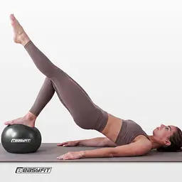 М'яч для пілатеса EasyFit 25 см чорний - мініатюра 11