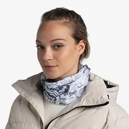 Шарф-труба Buff Thermonet Rakjah Grey Білий-Сірий - мініатюра 3