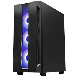 Корпус Chieftec Gaming Hunter Tempered Glass Edition ARGB Black (GS-01B-OP) - мініатюра 2