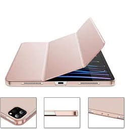Чохол-книжка BeCover Tri Fold Hard для Apple iPad Pro 12.9 2020/2021/2022 Рожевий (711721) - мініатюра 3