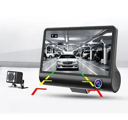 Відеореєстратор для авто з 3 камерами Car DVR WDR Full HD 1080P - мініатюра 2
