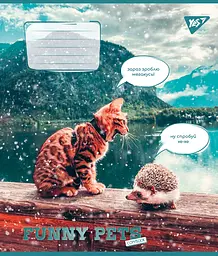 Набір зошитів Yes Funny pets А5 в лінійку 48 аркушів 10 шт. (767126) - мініатюра 6