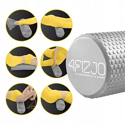 Масажний ролик 4FIZJO CARE+ EVA 60 x 15 см (валик, роллер) 4FJ0523 Grey (P-5907739314406) - мініатюра 3