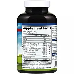 Протизапальний комплекс Carlson Inflammation Balance 90 желатинових капсул - мініатюра 2