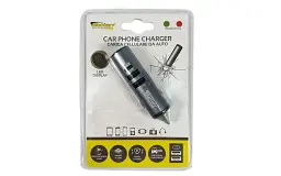 Автомобільний зарядний пристрій Bottari Charger-Volt 2xUSB 1xType C 3.4A з функцією аварійного молотка (30213-IS) - мініатюра 4