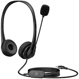 Гарнітура HP Stereo G2 USB, bulk чорна