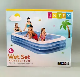 Басейн Intex 58484 NP (2) розміром 305х183х56см, об'єм: 1020л, вага: 7,3 кг, від 6 років