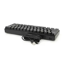 Клавіатура Voltronic Bluetooth з підсвічуванням MK-61, розкладна, 61 клавіша, (Eng), Black, Box - мініатюра 3