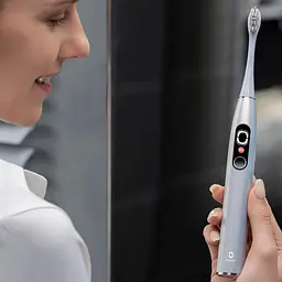 Електрична зубна щітка Oclean X Pro Digital Set Electric Toothbrush Glamour Silver [89859] - мініатюра 8