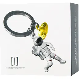 Брелок Metalmorphose Astronaut with Black Screen & Golden Saturn Charm (8000020592977) - мініатюра 2