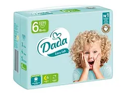Підгузки Dada Extra Soft 6 для дітей вагою від 16 кг 37 шт (ExtraSoft6)