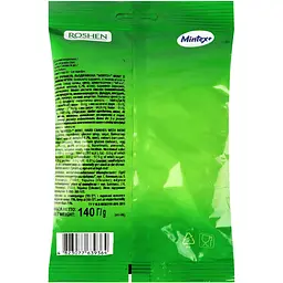 Карамель Roshen Mintex+ Mint зі смаком м'яти та ментолу 140 г (931769) - мініатюра 2