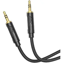 AUX кабель Hoco UPA30 Jack 3.5 to Jack 3.5 1 м чорний