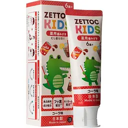 Дитяча зубна паста Zettoc Nippon Toothpaste Kids Cola Кола, 70 г - мініатюра 2