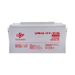 Акумулятор гелевий LPM-GL 12V - 65 Ah
