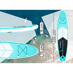 Надувна дошка SUP THUNDER Coast 320 см з веслом Mint - мініатюра 7