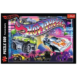 Пазл Trefl Hot Wheels атмосфера 80-х 500 елементів (5900511375381) - мініатюра 3