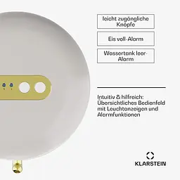 Льодогенератор KLARSTEIN Passau 15 кг/24 год (10045457) - мініатюра 2