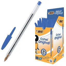 Ручка кулькова "BIC" Cristal bc8373609 Синій (2000989676065)(SC)