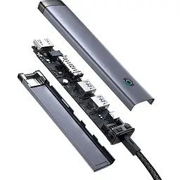 USB-хаб Baseus UltraJoy Series 7-Port HUB AIR Space Grey (B00052803811-02) [167343] - мініатюра 5