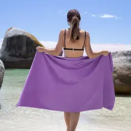Рушник антибактеріальний швидковисихаючий Naturehike Fitness NH20FS009 100х30 см фіолетовий - мініатюра 4