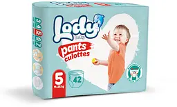 Підгузки-трусики дитячі Lody Baby Pants Culottes junior 5 (11-25 кг) Jumbo 42 шт.