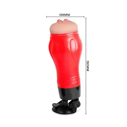 Мастурбатор Crazy Bull Flora Mouth 12 Function (тілесний) - мініатюра 6