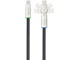 Кабель Gelius Navy GP-UCN009 USB Type-C to Type-C 60W 1.2 м Black (2099900994166) - мініатюра 2