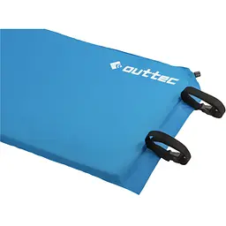 Самонадувний килимок Outtec з подушкою гладкий голубий - мініатюра 4