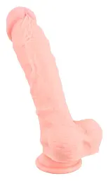 Фалоімітатор Medical Silicone Dildo 24 см тілесний - мініатюра 2