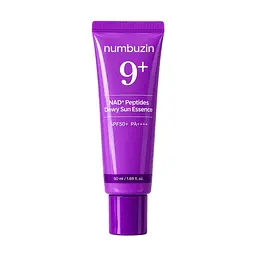 Есенція для обличчя Numbuzin No.9 NAD+ Peptides Dewy Sun Essence антивікова сонцезахисна з ефектом сяйва 50 мл (NUM013)