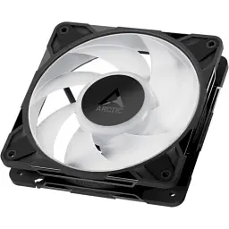 Вентилятор 120 мм, Arctic P12 Pro A-RGB, Black, 120х120х25 мм, ARGB підсвічування, 600-3000 об/хв, 4-pin (PWM, 40 см) / 3-pin (ARGB, 40 см), гідравлічний підшипник (ACFAN00309A) - мініатюра 5