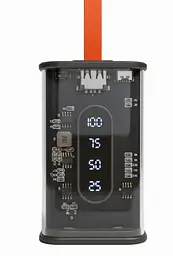 Портативний повербанк No Brand Power Bank 10000 mAh Сірий (2104618814)
