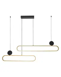 Підвісний світильник, люстра Goldlux 333902 Florentyna LED 1x48W 4000K 6000Lm IP20 золотий