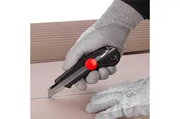 Ніж сегментний будівельний висувний Intertool 18 мм гвинтовий HT-0502 - мініатюра 7