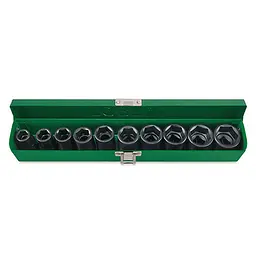 Набір головок ударних дюймових 1/2" 7/16-1" 10 од. TOPTUL GEAD1001