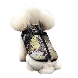 Світловідбивна зимова куртка для собак V.PET.B.R D58 camo M