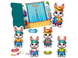 Гра з липучками VLADI TOYS "Зайчик" VT1320-04 - мініатюра 2