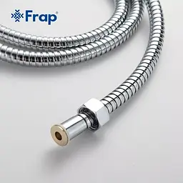 Шланг душовий, нержавіюча сталь, 1500 мм хром Frap F43, Хром - мініатюра 3