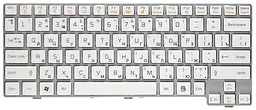 Клавіатура для ноутбука LG (X170) White, (White Frame)